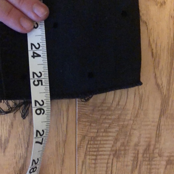 Old Navy black polka dot rockstar leggings size 6 - Picture 6 of 7